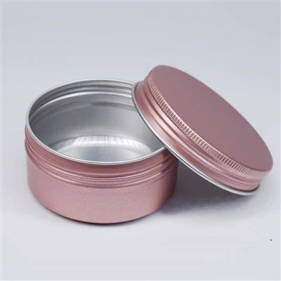 80ml Rose Golden miljøvenlig rund lille pille aluminiumsæske
